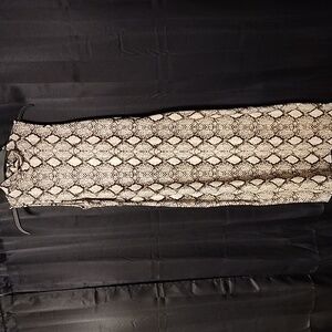 Black and tan snake print dress size sm/medium